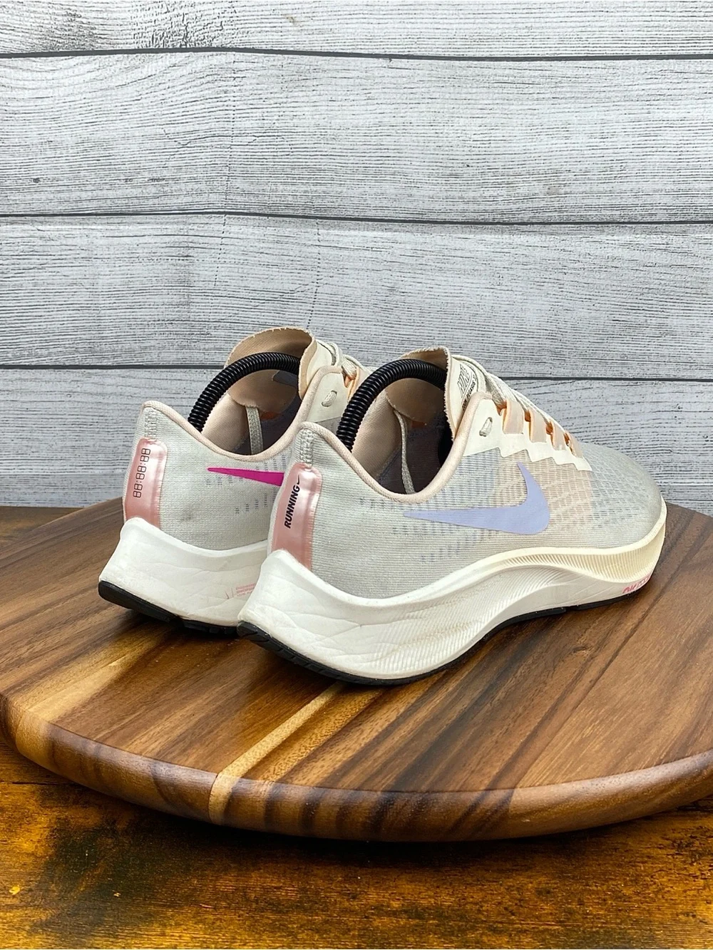 Nike Air Zoom Pegasus 37 Pale Ivory Purple Running Shoe BQ9647-102 Women’s 10.5